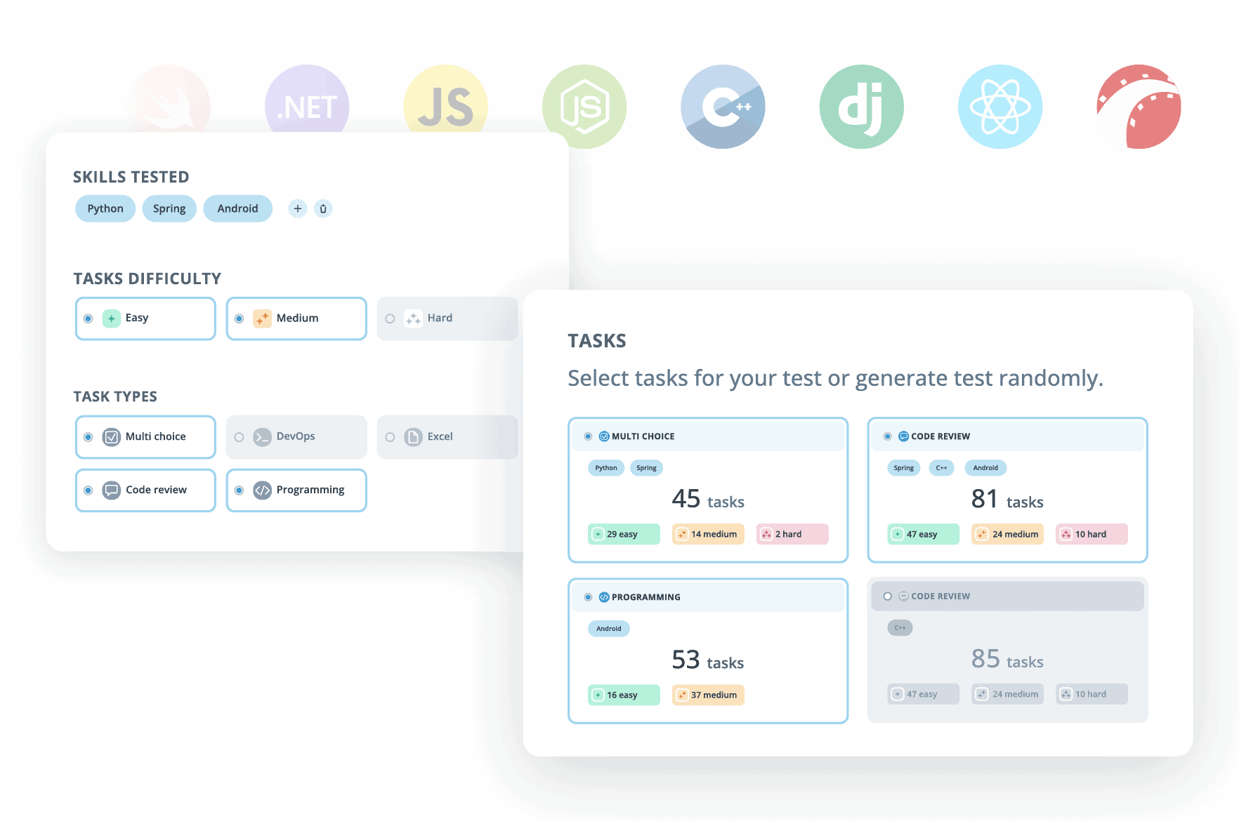 TalentScore - Powerful custom task builder